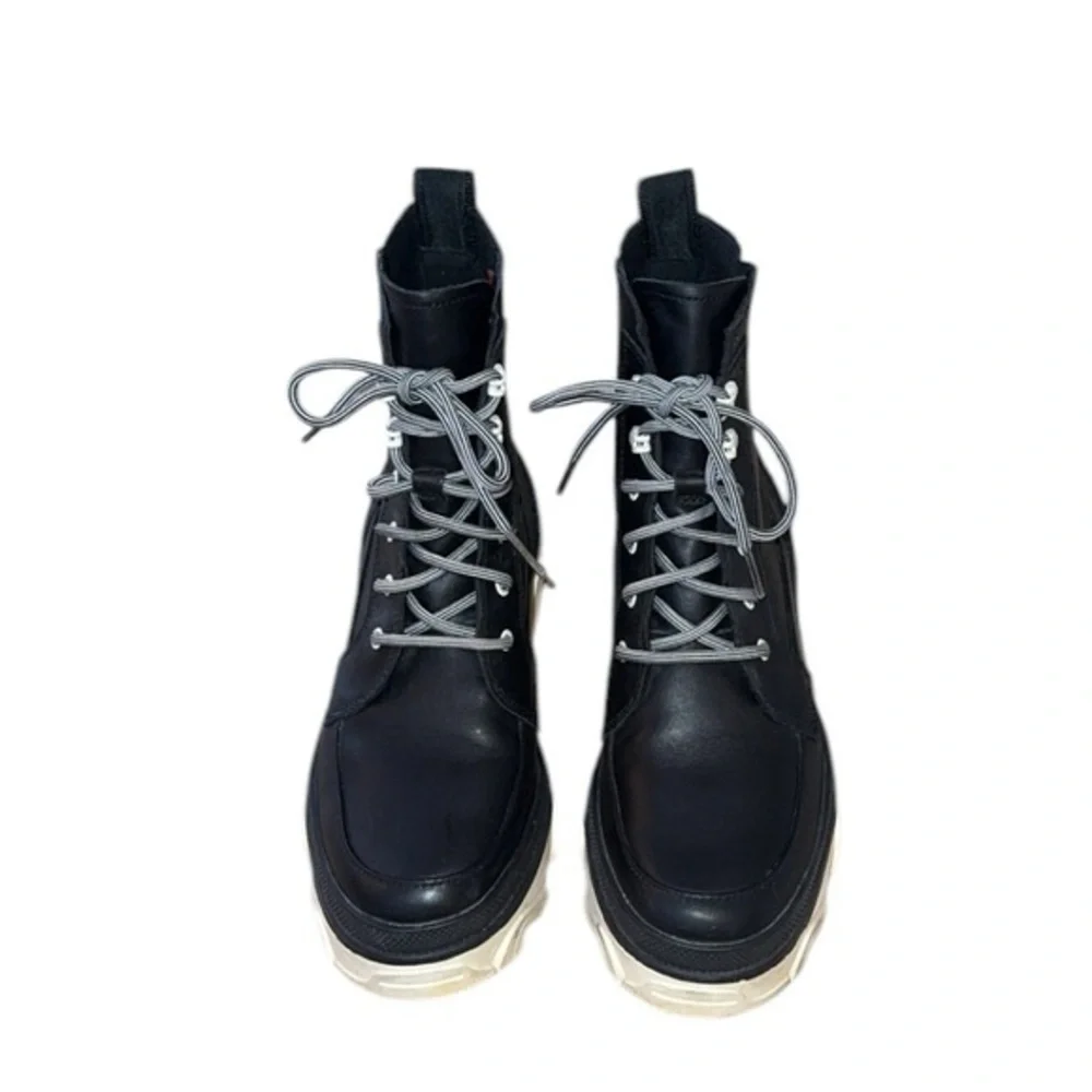 Sorel Brex Black Chalk Lace Up Waterproof Winter Boots Size‎ 6